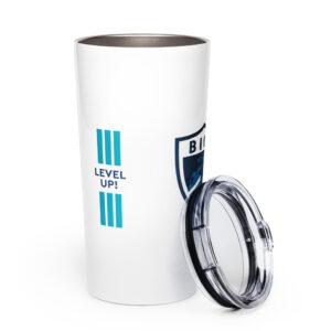Tapered stainless steel tumbler
